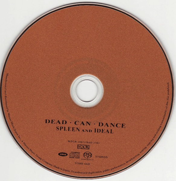 CD, Dead Can Dance - Spleen And Ideal
